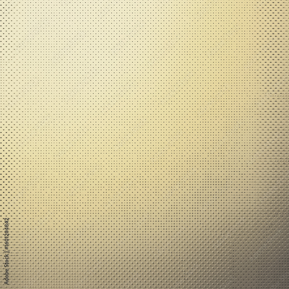 Fototapeta premium Gradient golden surface showing a dot pattern, elegant and subtle.