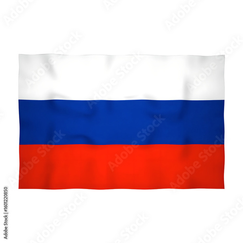 Free Download A vibrant and symmetrical depiction of the Russian flag showcasing its iconic white blue and red horizontal stripes - GFXLoad
