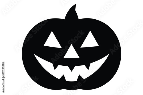 jack o  lantern face vector icon