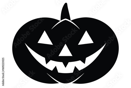 jack o  lantern face vector icon