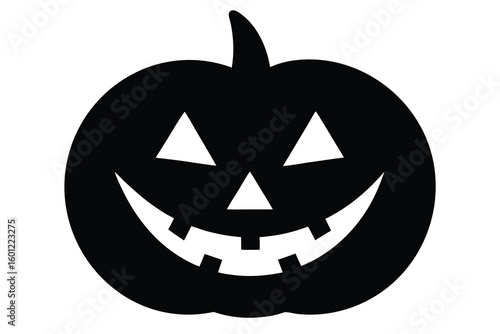 jack o  lantern face vector icon