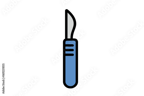 Vector Illustration of Scalpel Blade Icon