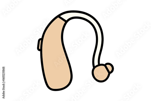 Vector Illustration of Hearing Aid Icon
