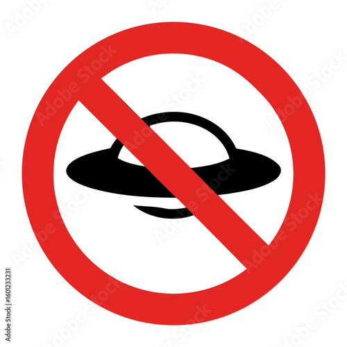 No UFO sign