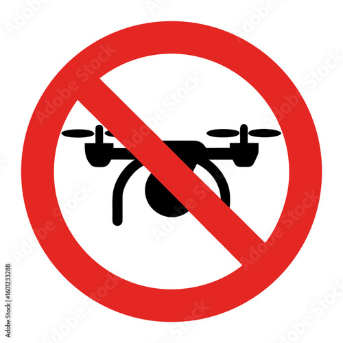 No drone sign