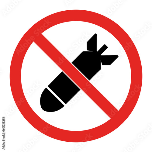 No atomic bomb sign
