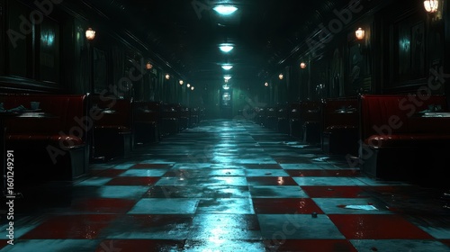 Dark Diner Corridor