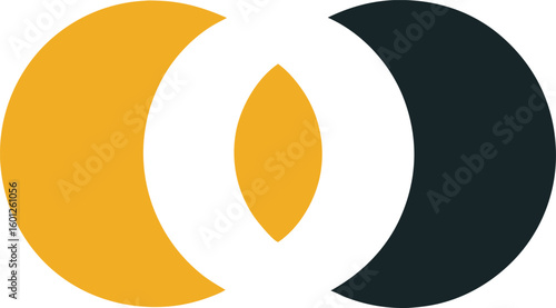 Celestial moon phases cycle icon set