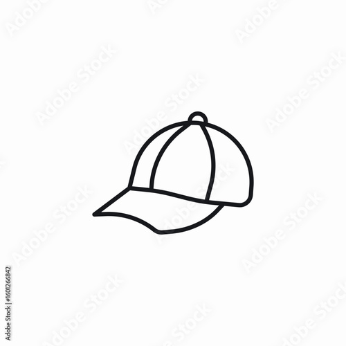 sports hat icon sign vector