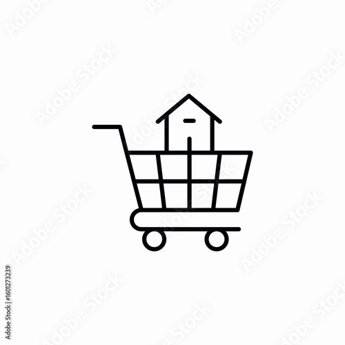 home purchse icon sign vector