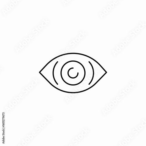eye observe icon sign vector