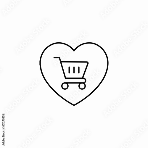 favorited shopping list icon sign vector