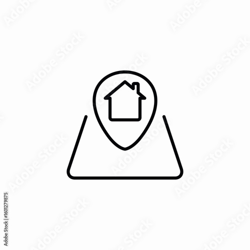 field location icon sign vector