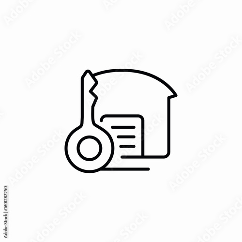 storage key icon sign vector