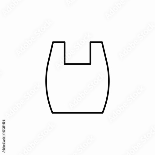 small bag icon sign vector