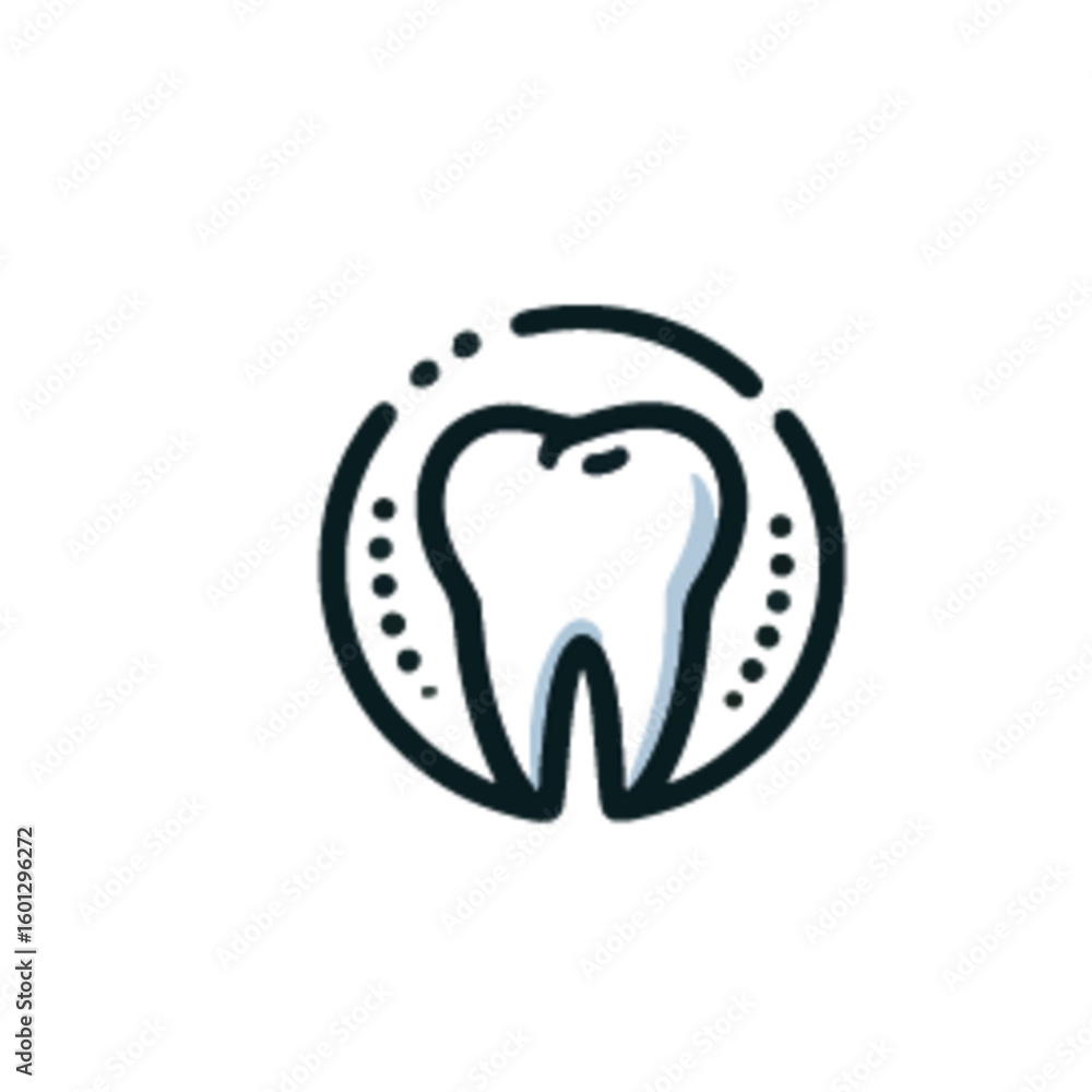 Tooth line icon set. Dental clinic logo. Clean teeth isolated on white background Tooth line icon set. Dental clinic logo. Clean teeth isolated on white background