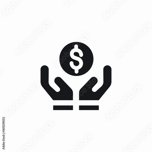 financial insurance icon sign vector