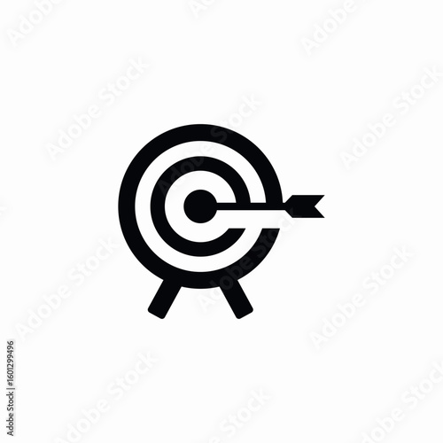 target center icon sign vector