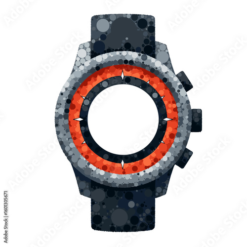 Smartwatch with banking app alert – Digital finance, wearable technology
