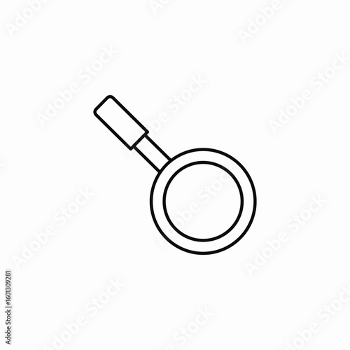 frying pan cookware icon sign vector