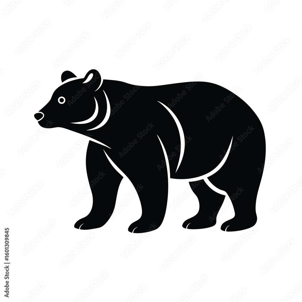 Fototapeta premium vector illustration of a bear