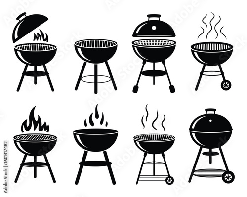 bold bbq and grilling graphic elements
