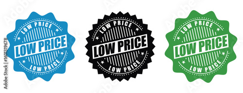 Low Price Label Badge – Affordable Deal Vector Stamp