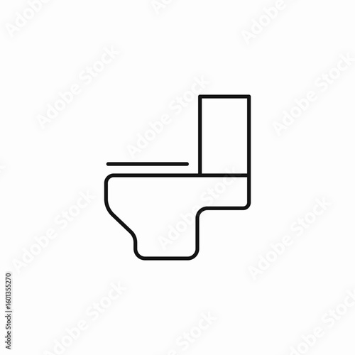 toilet fixture icon sign vector