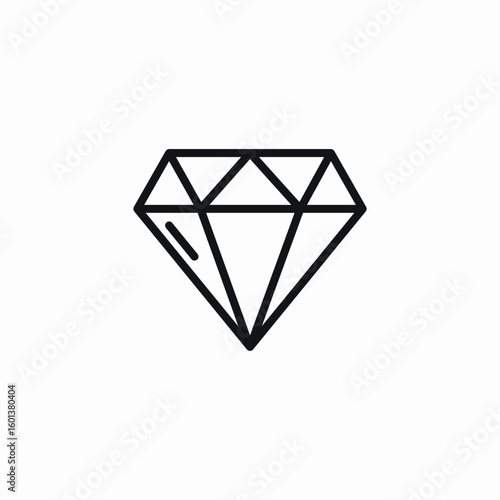 diamond quality icon sign vector