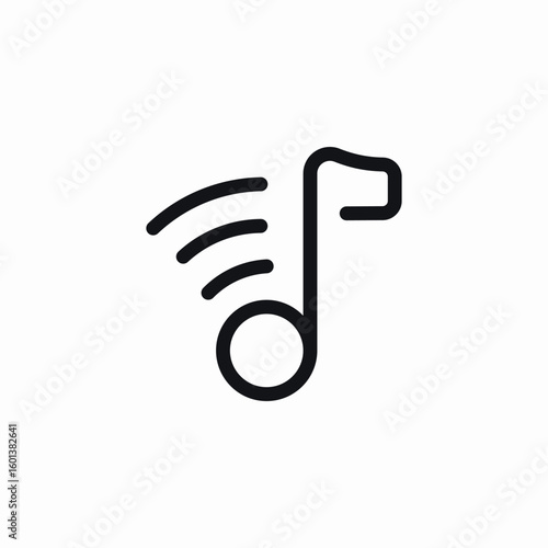 music app icon sign vector