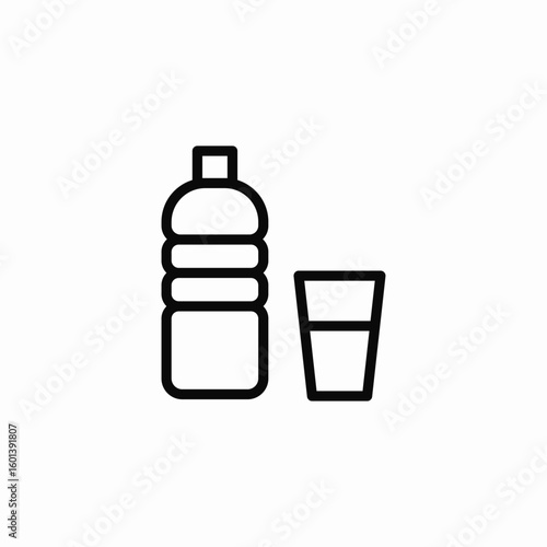 beverage drink icon sign vector