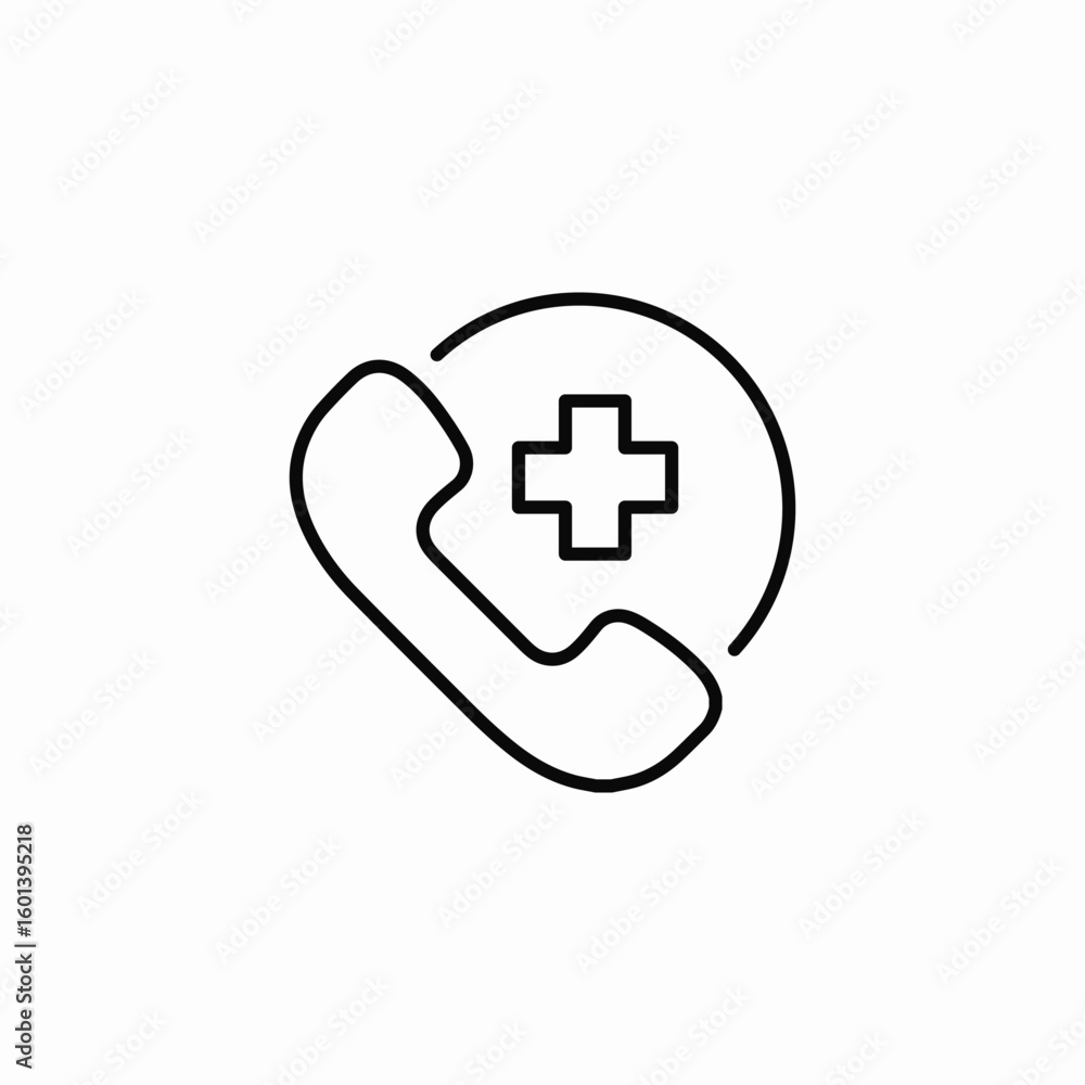 Fototapeta premium medical number icon sign vector
