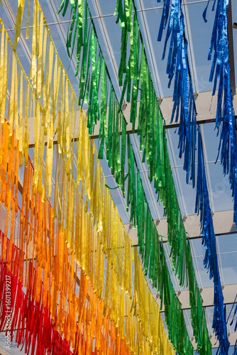 colored ribbons