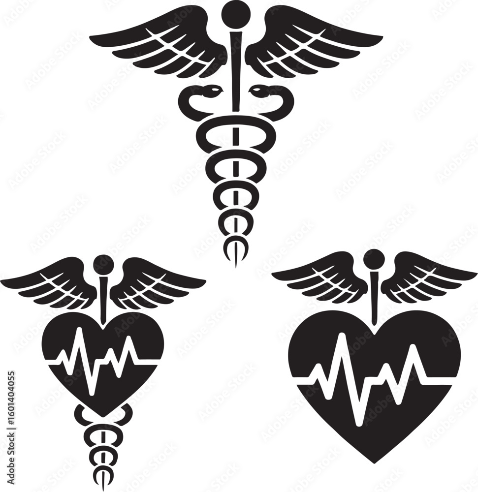 Fototapeta premium Nurse Doodles Design, vector, bundle, SVG, Nurse Elements Vector Art, Icons, and Graphics