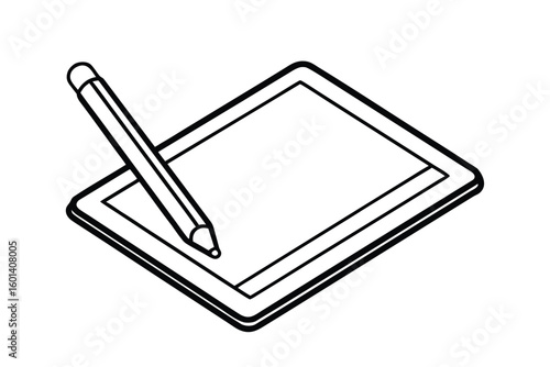 Drawing Tablet and Stylus