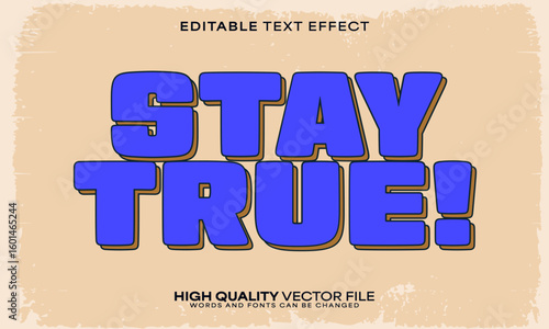 Retro classic text effect, editable text effect and vintage 3d font style bold shadow oldschool poster design