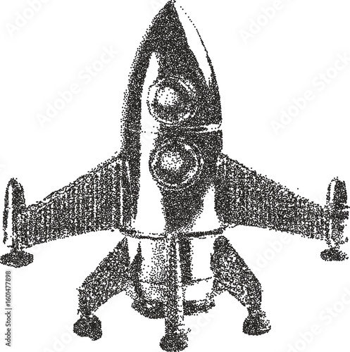 Plane y2k retro stipple art toy brutalist halftone vector png transparent, flight 2000s photocopy effect tattoo aesthetic