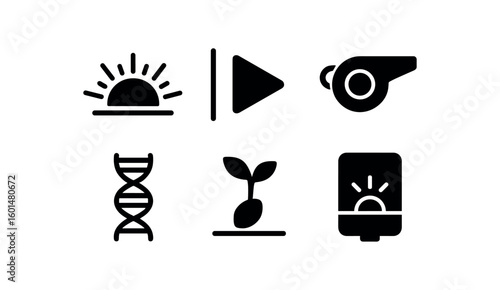 solid icon isolated beginning dawn beacon beginning timestamp marker beginning kickoff whistle beginning primer sequence beginning seed primer beginning threshold sensor
