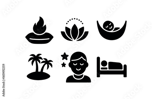 solid icon isolated comfort calm comfort serenity comfort cradle comfort oasis comfort bliss comfort respite