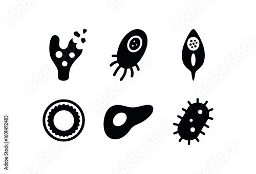 solid icon isolated parasitic infection vector saliva metalloprotease parasitic infection gametocyte development organelle parasitic infection merozoite apical comple parasitic infection