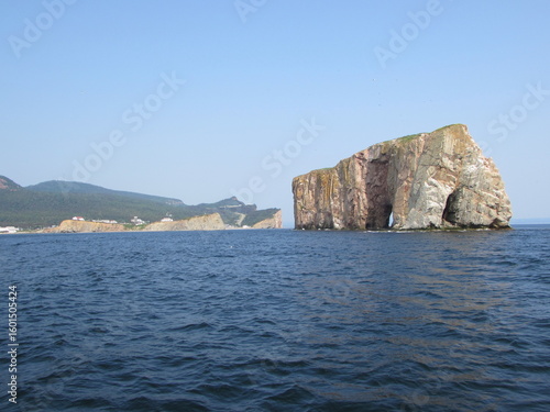 view of the famous Percé Rock