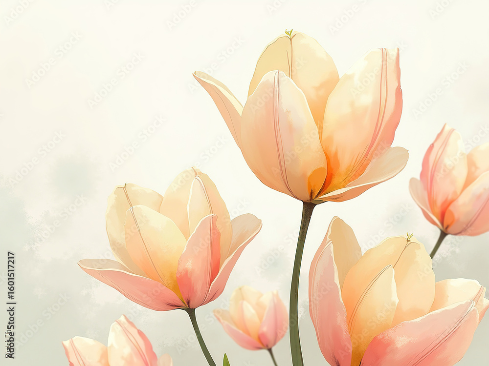 Naklejka premium abstract floral background