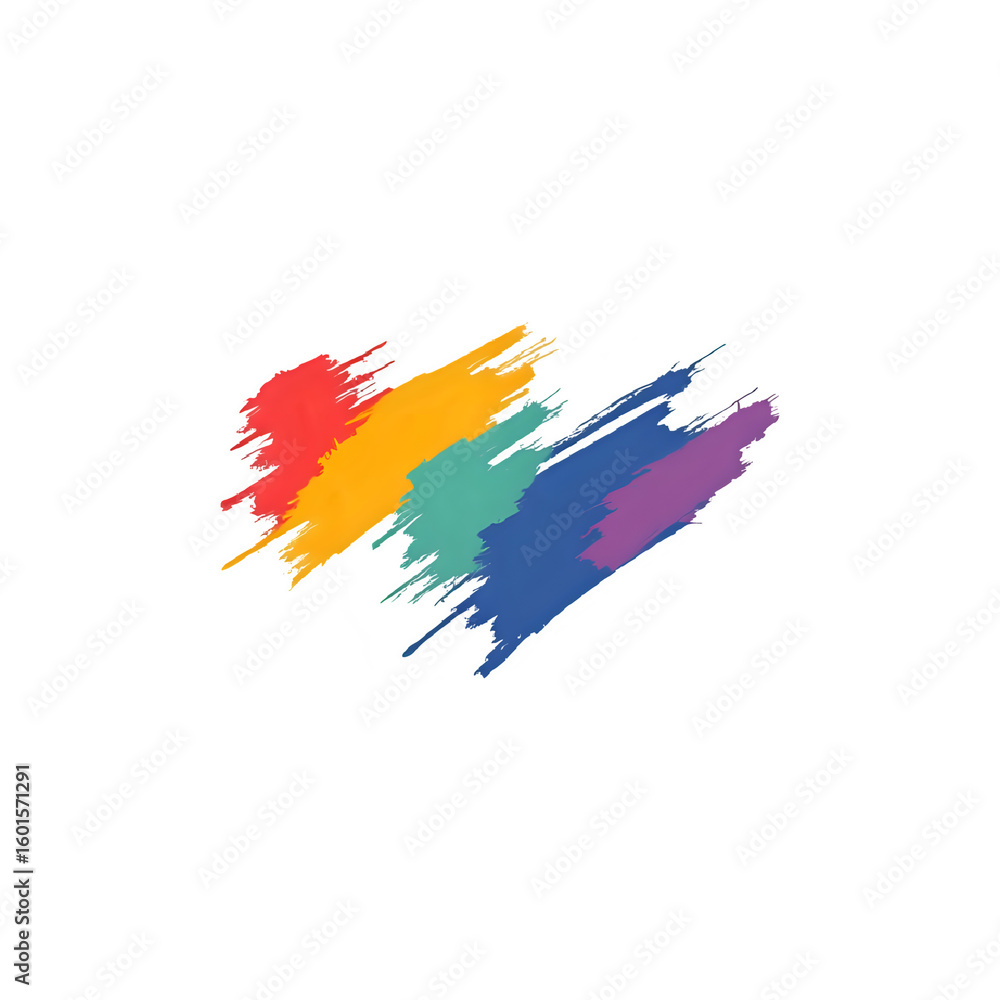 Obraz premium colorful paint brush