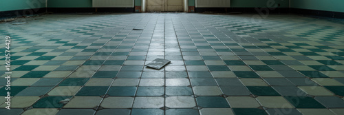 Dans l'antre d'un hôpital abandonné, sol délabré