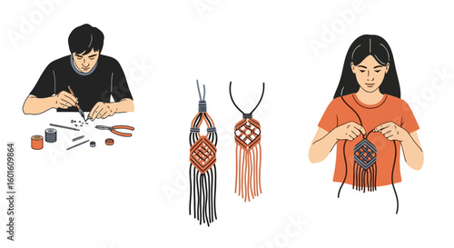 Macrame Jewelry Making: Crafting Handmade Accessories