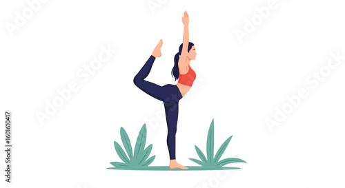 Dancer Pose Yoga: Balance and Grace in Nature