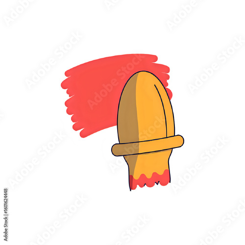 Modern Artistic Paint Brush Stroke Texture