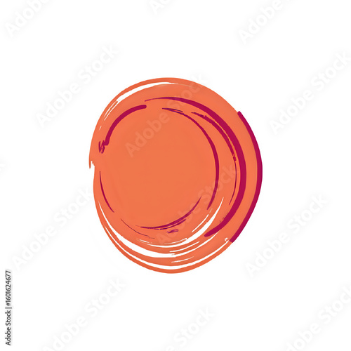 Creative Colorful Paint Stroke Graphic Element