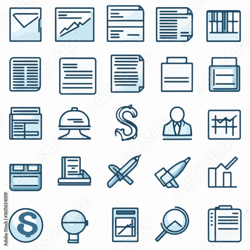 Financial Audit & Accounting Icon Set Your Complete Business Solutions