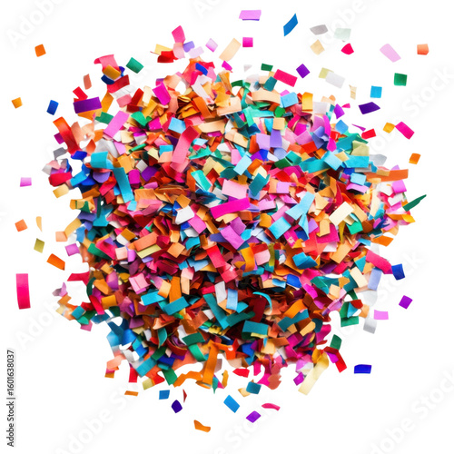 Wallpaper Mural Colorful Confetti Sprinkles on a Black Background for Celebrations Torontodigital.ca
